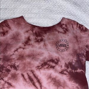 Purple tie dye Vans T-shirt